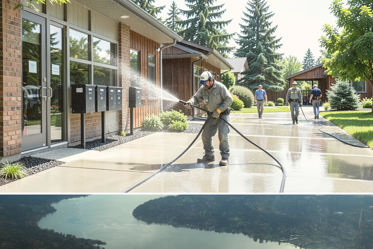 Driveway Restoration Cleaning in Sammamish, King County, WA - Plan restoration work for the dry season when multiple treatment stages can proceed without rain delays.
