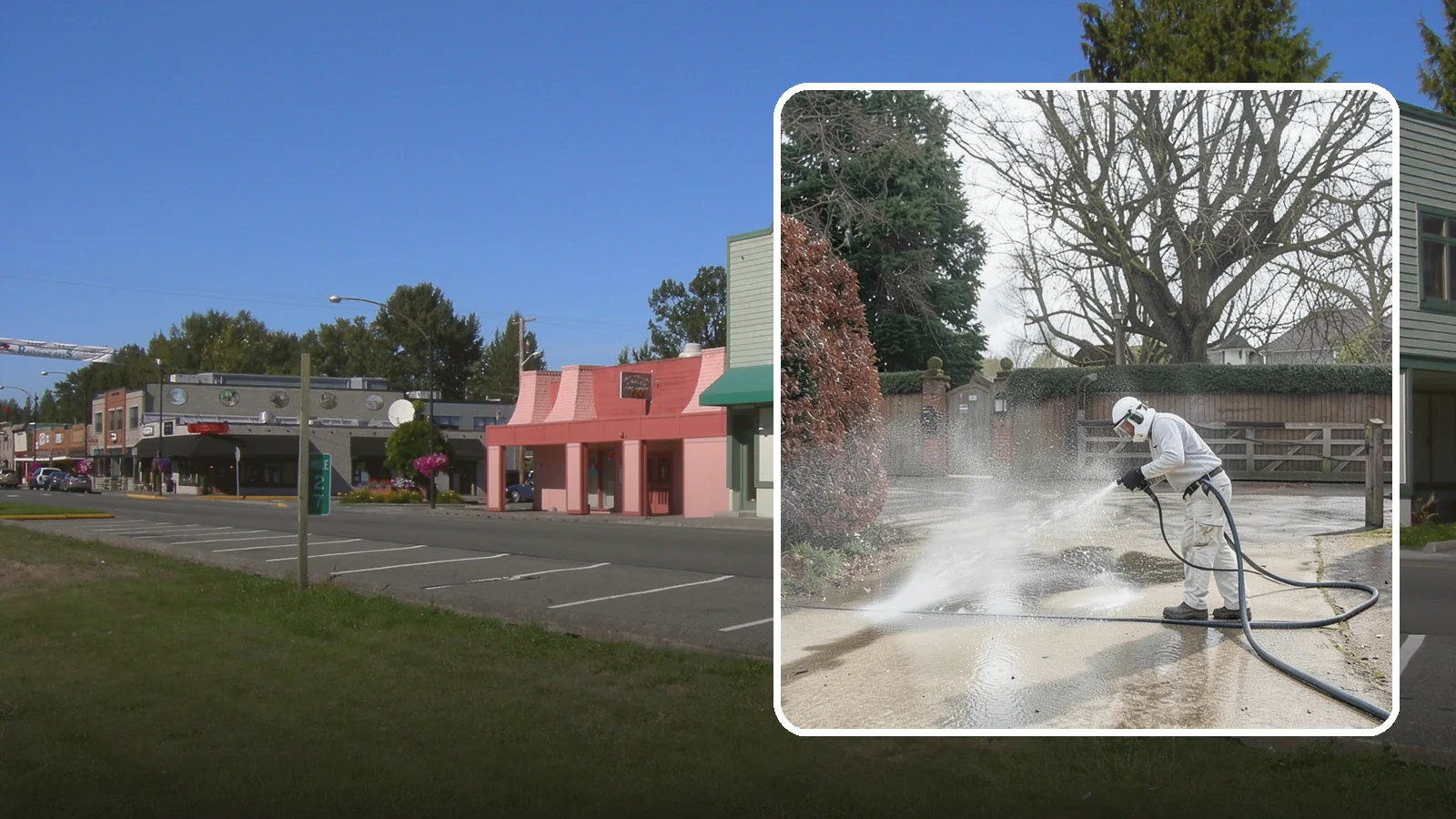 Driveway Restoration Cleaning in Snoqualmie, King County, WA - Intensive restoration cleaning that revives severely neglected or heavily stained Washington driveways.
