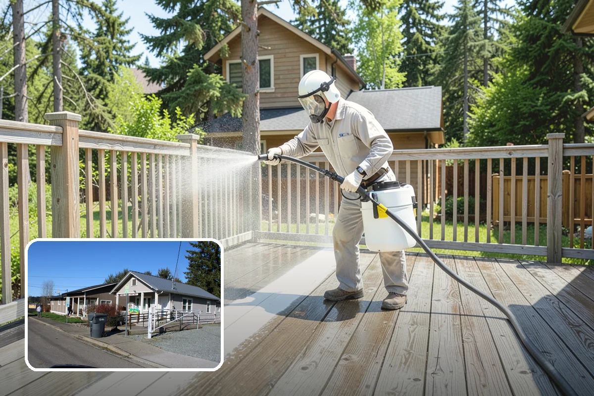 Driveway Restoration Cleaning in South Prairie, Pierce County, WA - Revives heavily neglected and stained driveways