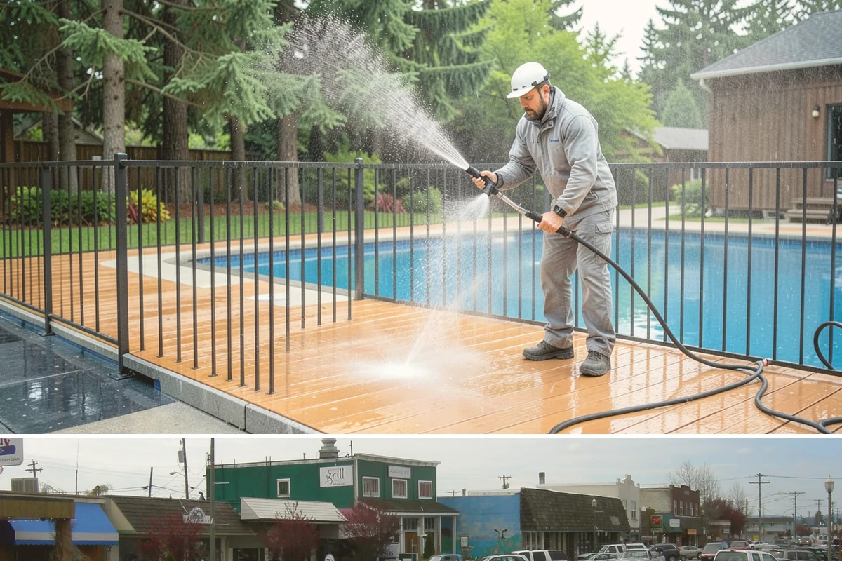 Driveway Restoration Cleaning in Stanwood, Snohomish County, WA - Plan restoration work for the dry season when multiple treatment stages can proceed without rain delays.
