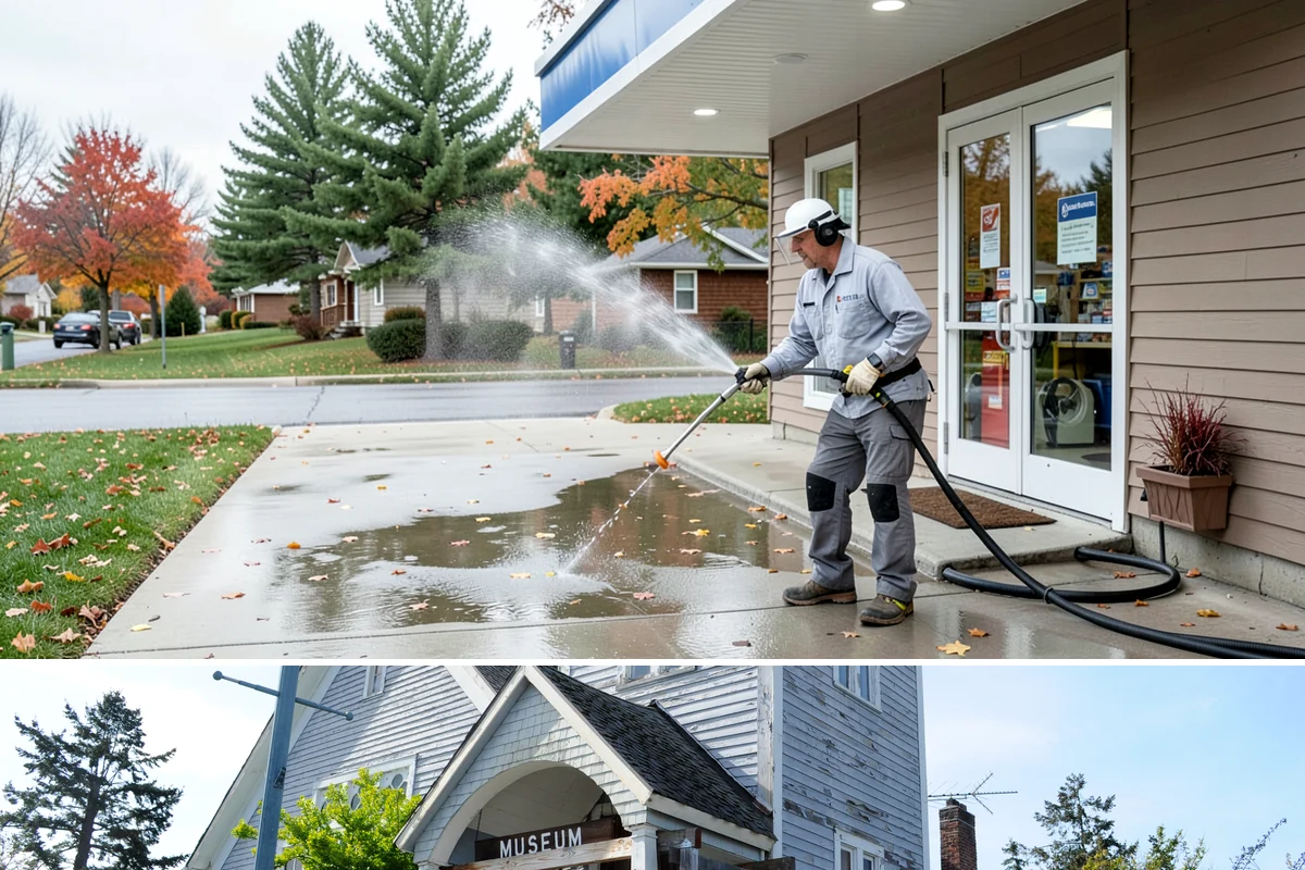 Driveway Restoration Cleaning in Steilacoom, Pierce County, WA - Plan restoration work for the dry season when multiple treatment stages can proceed without rain delays.