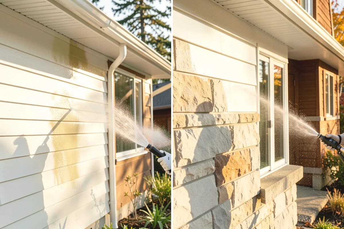 Driveway Restoration Cleaning in Tacoma, Pierce County, WA - Assess all forms of staining, growth, and grime present