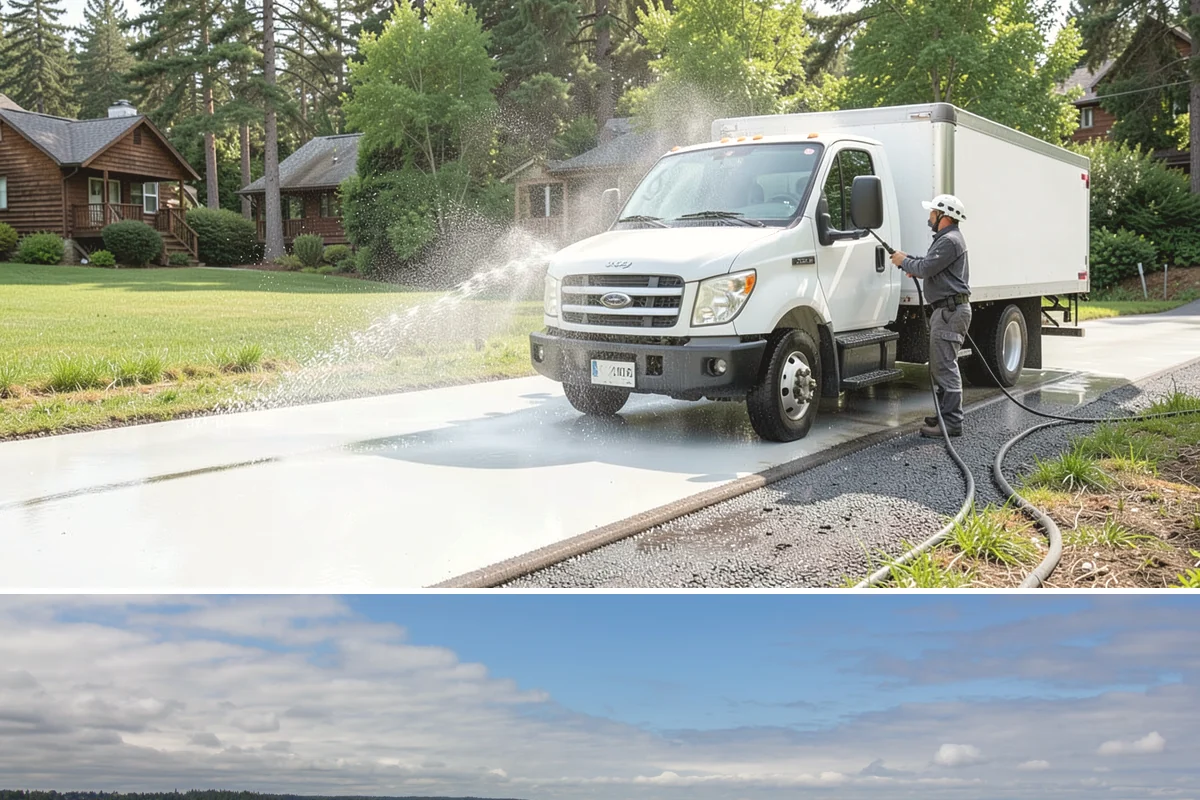 Driveway Restoration Cleaning in University Place, Pierce County, WA - Plan restoration work for the dry season when multiple treatment stages can proceed without rain delays.