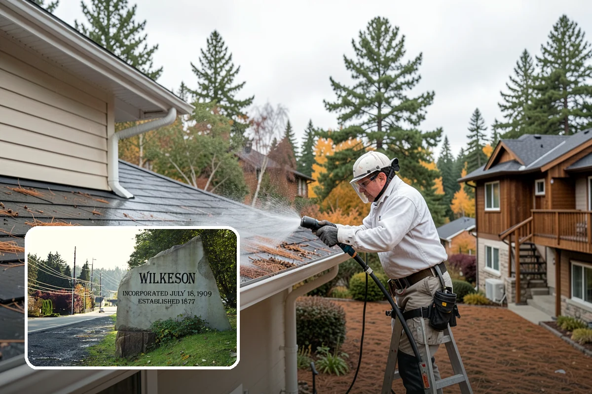 Driveway Restoration Cleaning in Wilkeson, Pierce County, WA - Revives heavily neglected and stained driveways