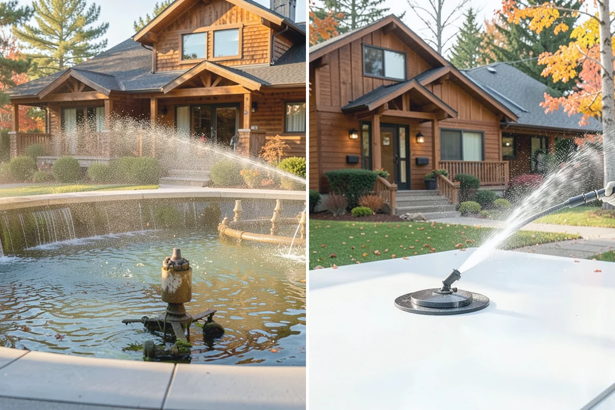 Driveway Restoration Cleaning in Woodinville, King County, WA - Assess all forms of staining, growth, and grime present