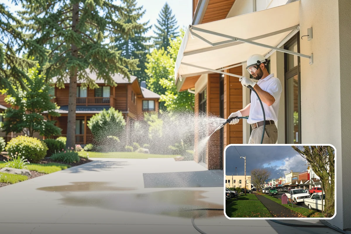 Driveway Rust Stain Removal in Arlington, Snohomish County, WA - Dissolves rust staining that pressure alone cannot remove