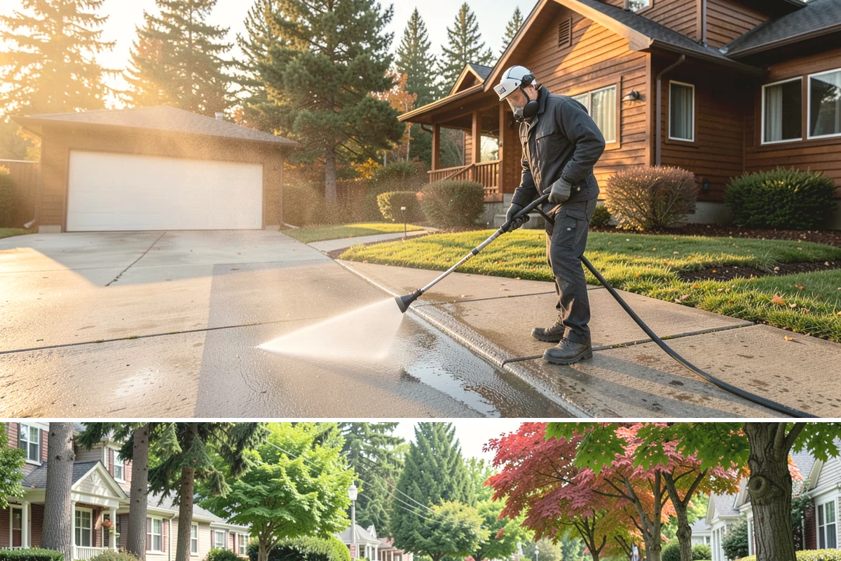 Driveway Rust Stain Removal in Beaux Arts Village, King County, WA - Tackle rust stains in the dry season and consider adjusting sprinklers to prevent recurrence.