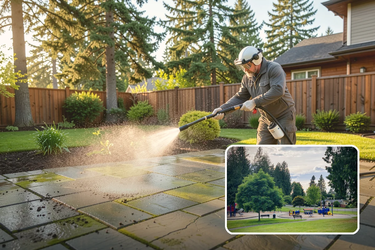Driveway Rust Stain Removal in Bonney Lake, Pierce County, WA - Dissolves rust staining that pressure alone cannot remove