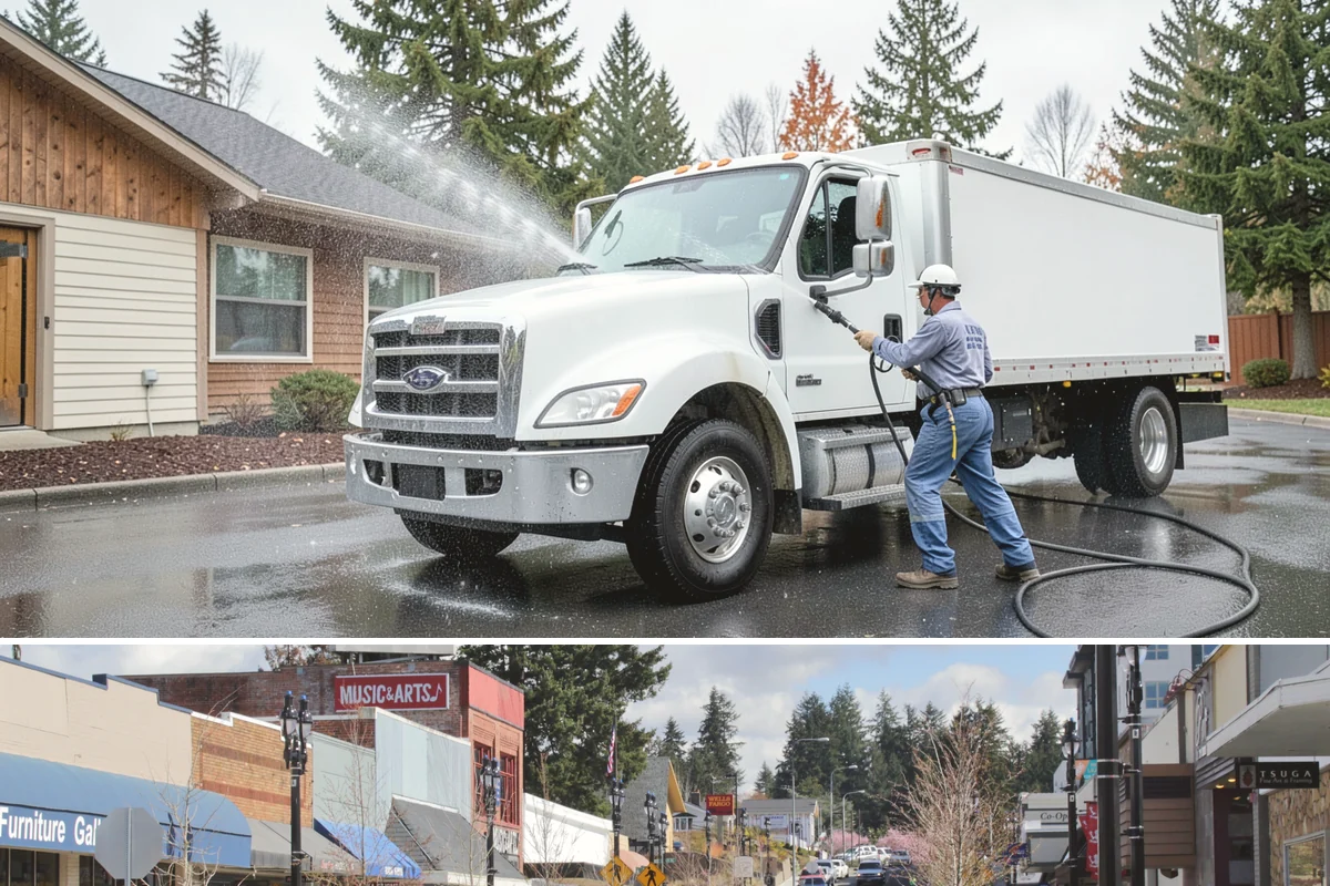 Driveway Rust Stain Removal in Bothell, King County, WA - Tackle rust stains in the dry season and consider adjusting sprinklers to prevent recurrence.