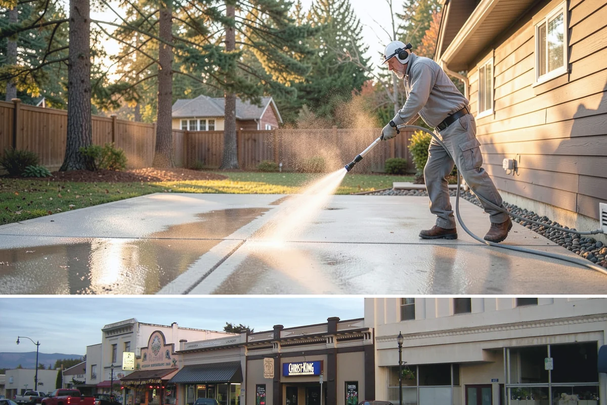 Driveway Rust Stain Removal in Burlington, Skagit County, WA - Tackle rust stains in the dry season and consider adjusting sprinklers to prevent recurrence.