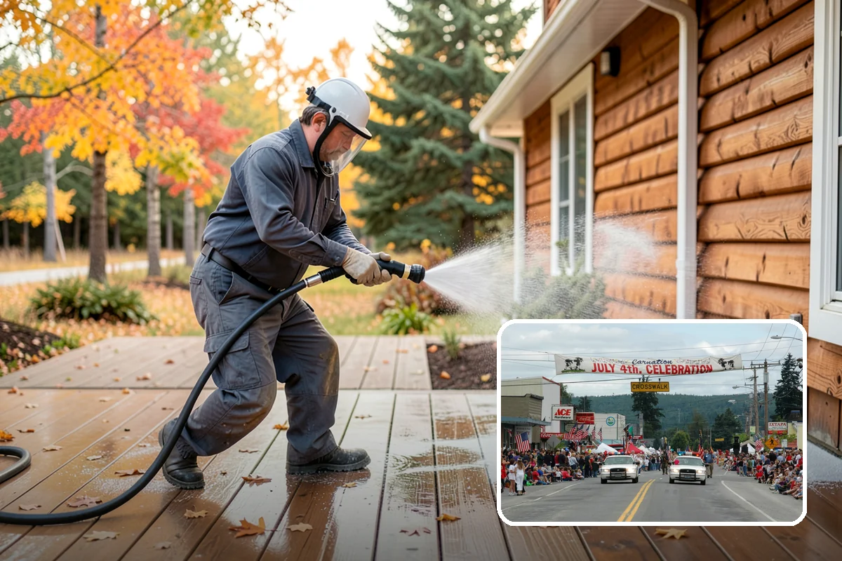 Driveway Rust Stain Removal in Carnation, King County, WA - Dissolves rust staining that pressure alone cannot remove