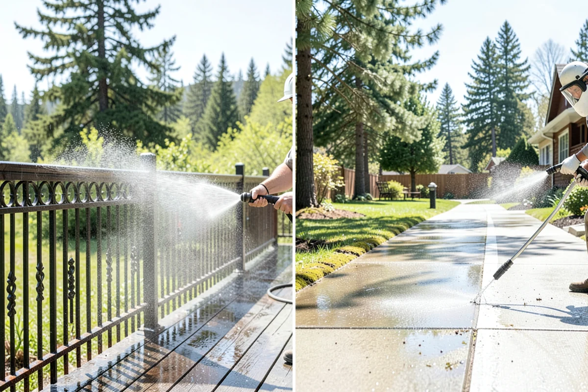Driveway Rust Stain Removal in Concrete, Skagit County, WA - Confirm the discoloration is rust and locate the sources