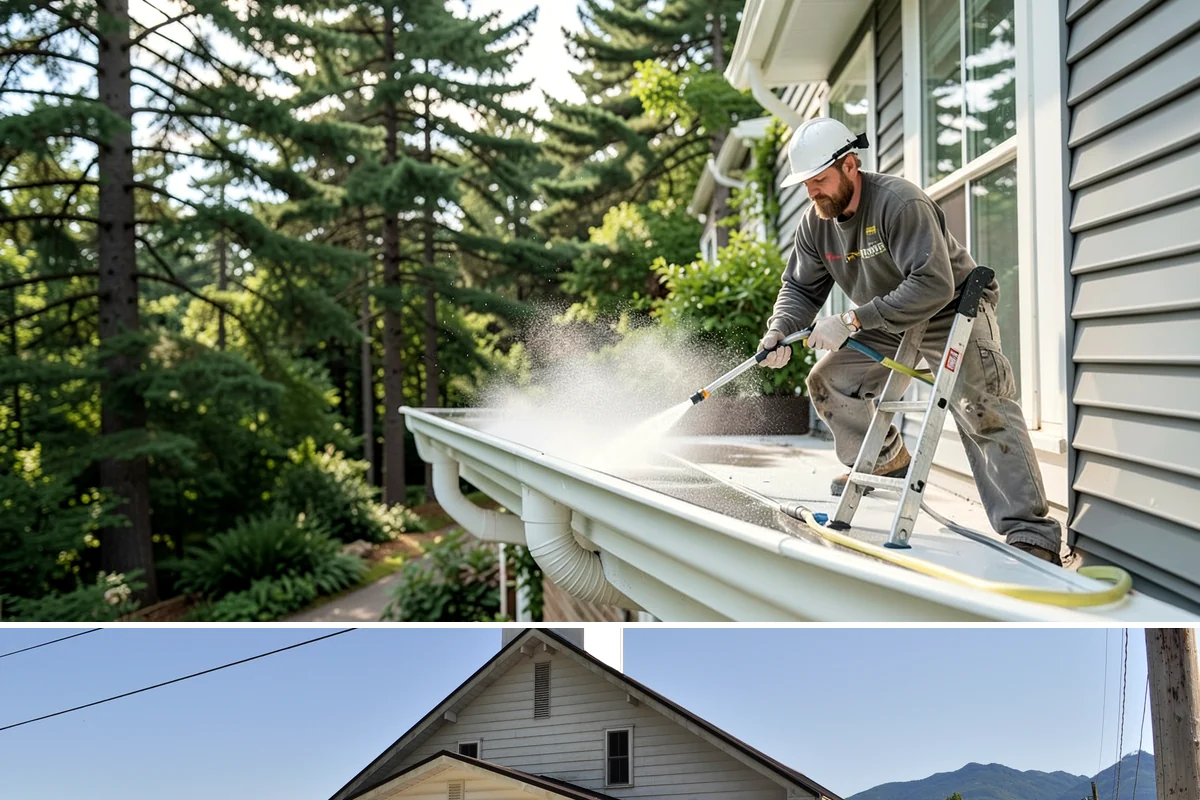 Driveway Rust Stain Removal in Concrete, Skagit County, WA - Tackle rust stains in the dry season and consider adjusting sprinklers to prevent recurrence.