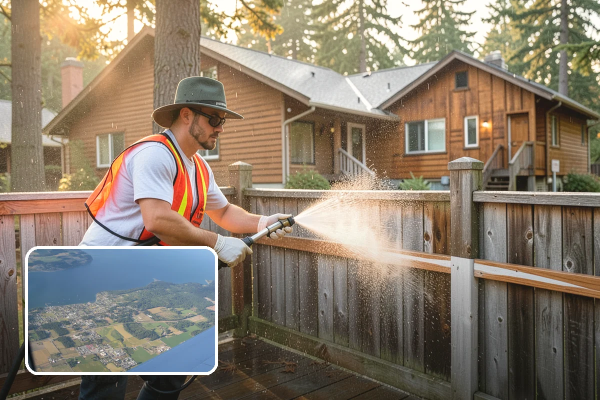 Driveway Rust Stain Removal in Coupeville, Island County, WA - Dissolves rust staining that pressure alone cannot remove