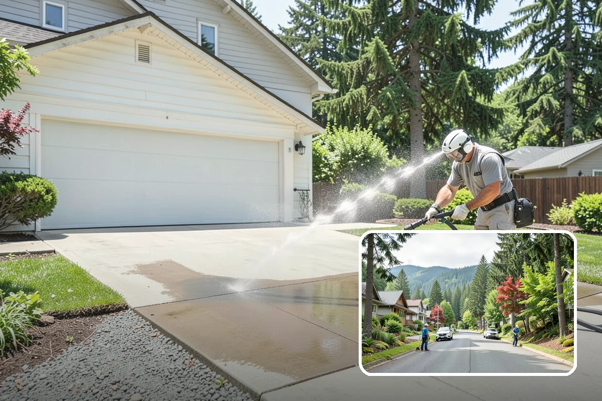 Driveway Rust Stain Removal in Darrington, Snohomish County, WA - Dissolves rust staining that pressure alone cannot remove
