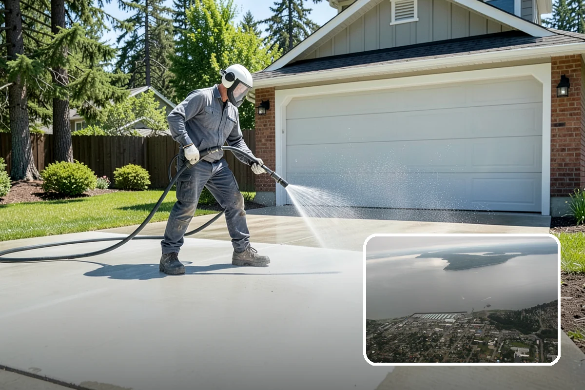 Driveway Rust Stain Removal in Des Moines, King County, WA - Dissolves rust staining that pressure alone cannot remove