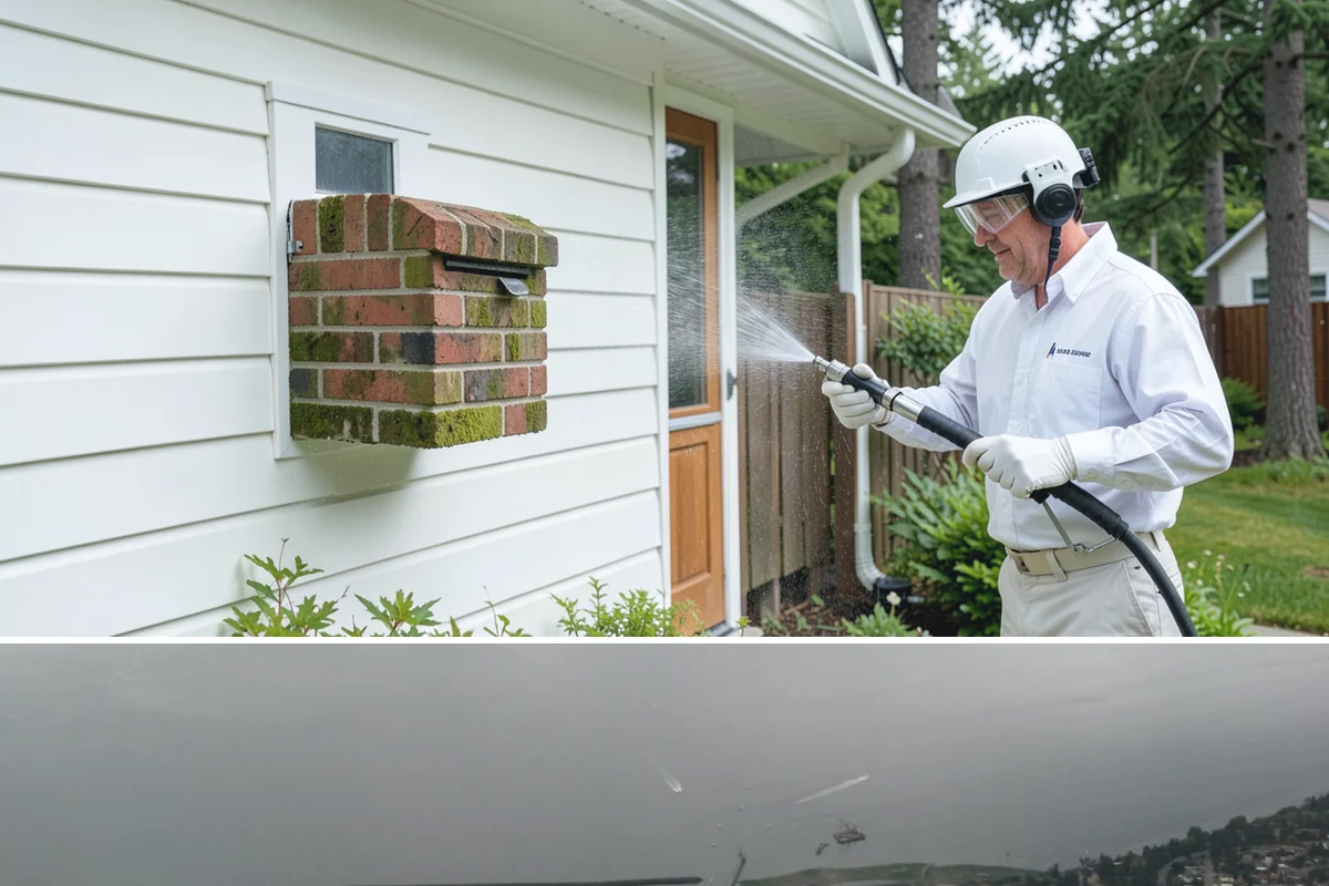 Driveway Rust Stain Removal in Des Moines, King County, WA - Tackle rust stains in the dry season and consider adjusting sprinklers to prevent recurrence.