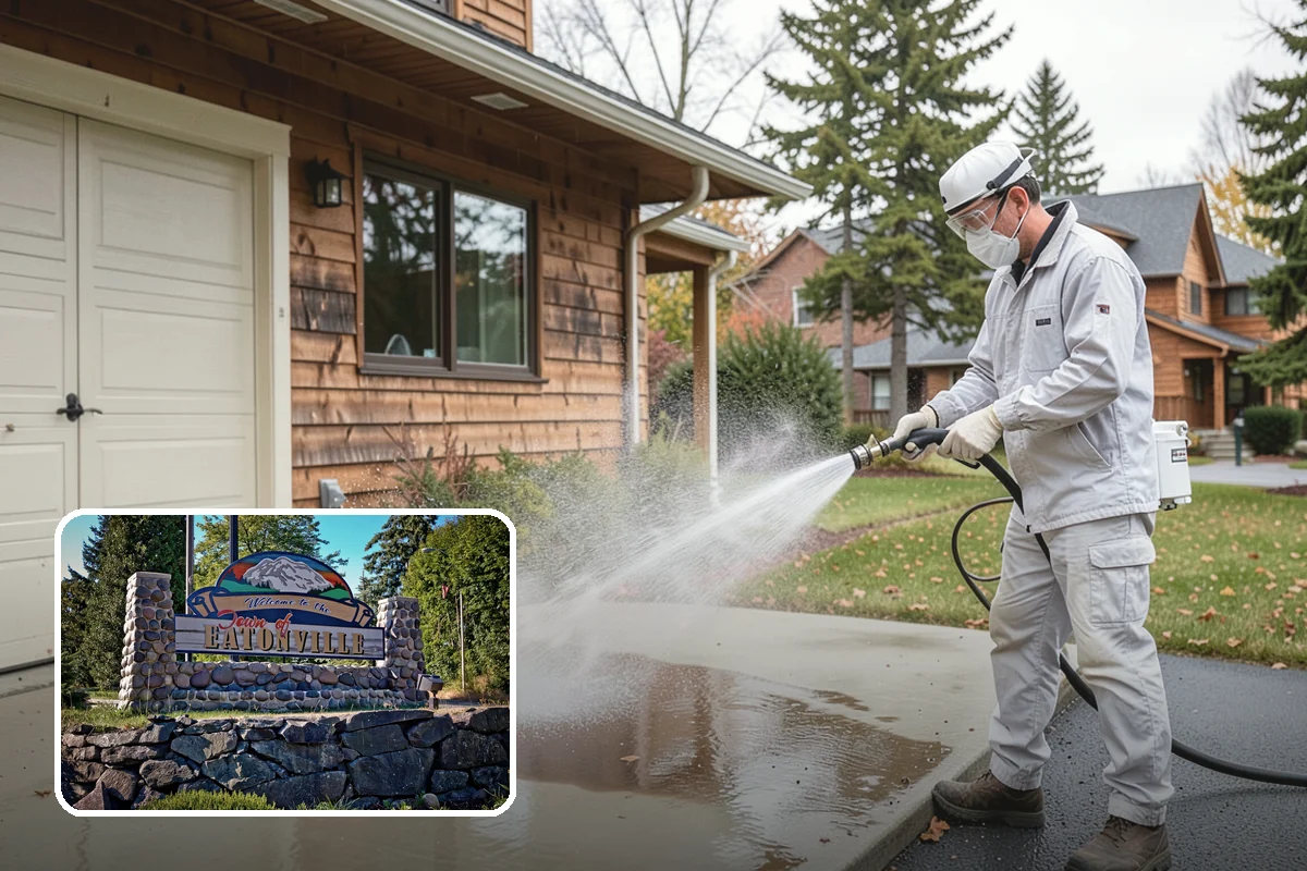 Driveway Rust Stain Removal in Eatonville, Pierce County, WA - Dissolves rust staining that pressure alone cannot remove