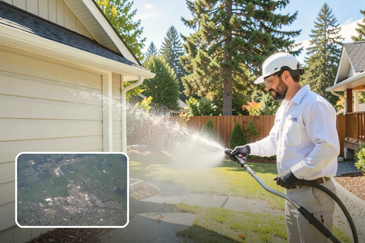 Driveway Rust Stain Removal in Enumclaw, King County, WA - Dissolves rust staining that pressure alone cannot remove