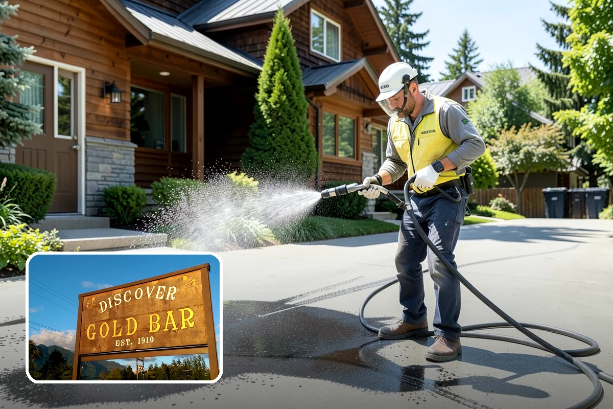 Driveway Rust Stain Removal in Gold Bar, Snohomish County, WA - Dissolves rust staining that pressure alone cannot remove