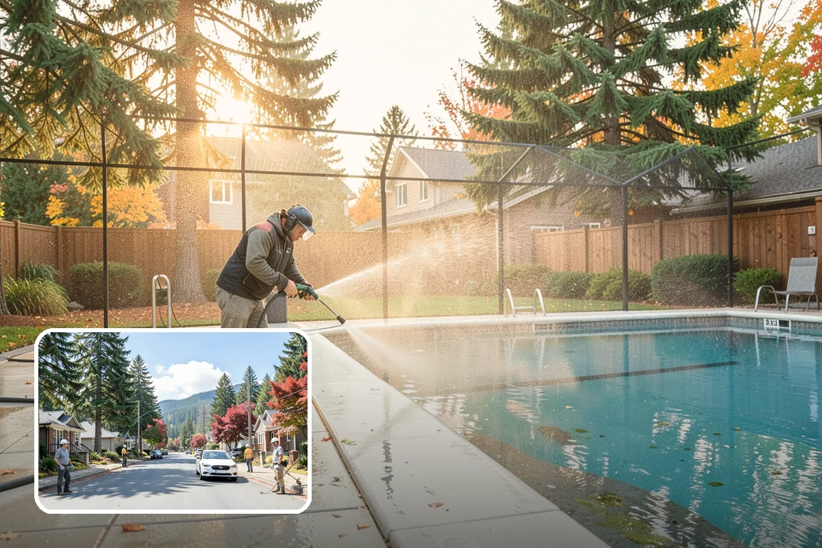Driveway Rust Stain Removal in Hunts Point, King County, WA - Dissolves rust staining that pressure alone cannot remove