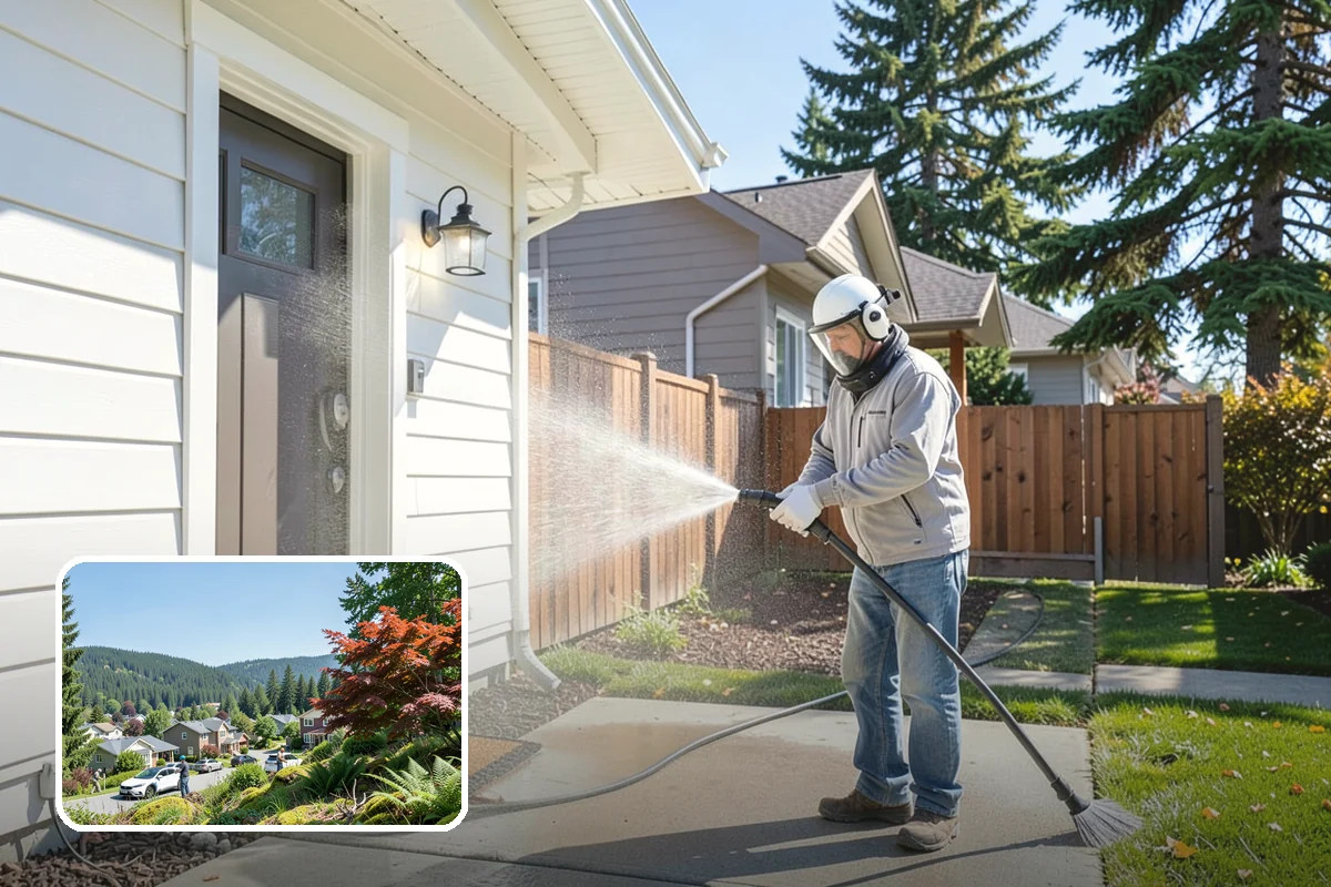Driveway Rust Stain Removal in Index, Snohomish County, WA - Dissolves rust staining that pressure alone cannot remove