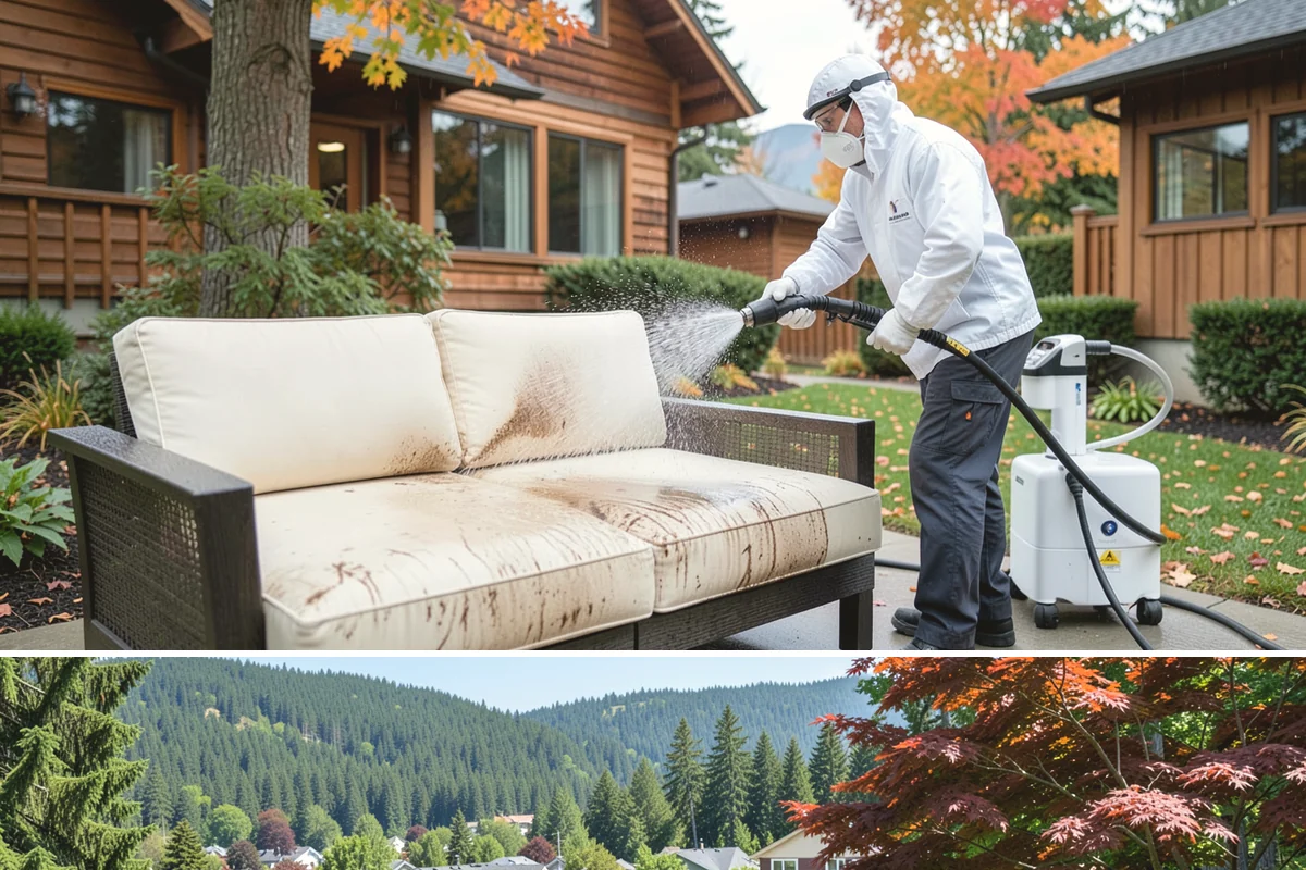 Driveway Rust Stain Removal in Index, Snohomish County, WA - Tackle rust stains in the dry season and consider adjusting sprinklers to prevent recurrence.