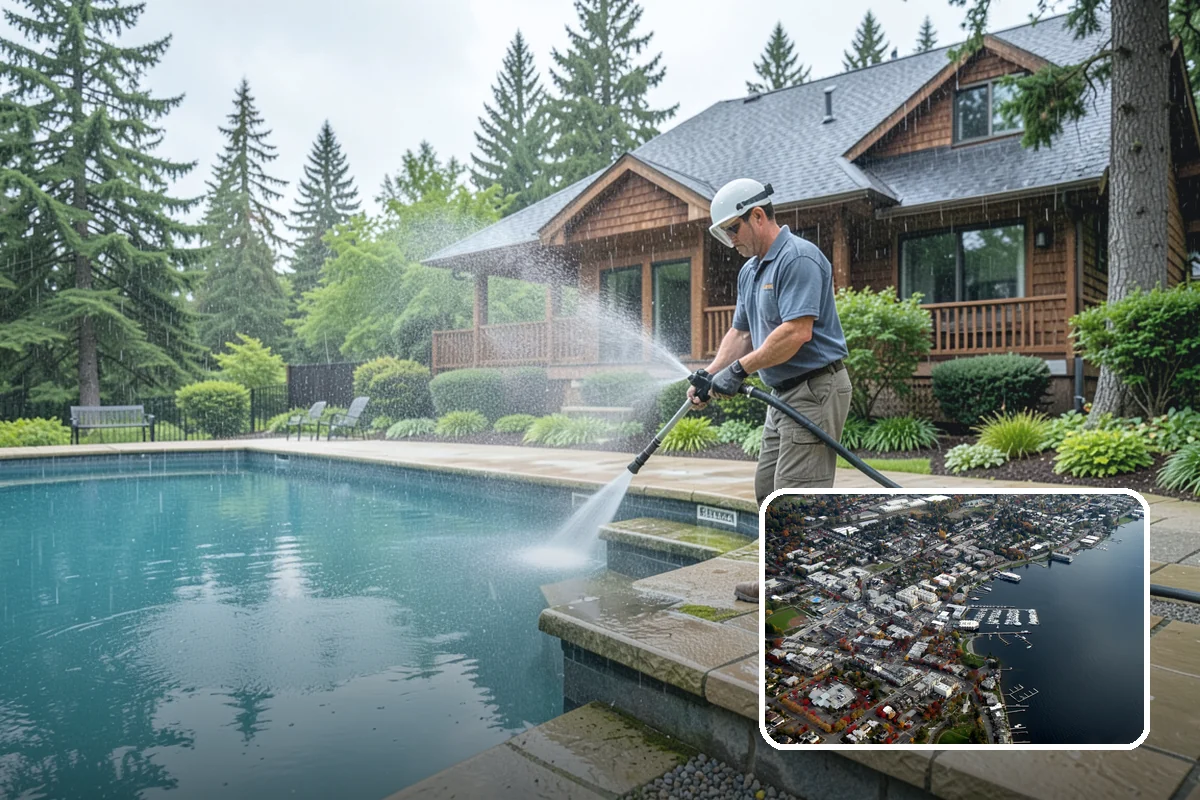 Driveway Rust Stain Removal in Kirkland, King County, WA - Dissolves rust staining that pressure alone cannot remove