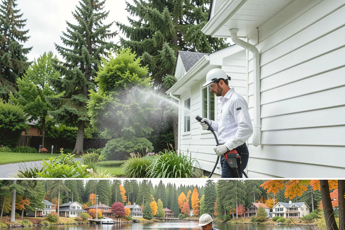 Driveway Rust Stain Removal in La Conner, Skagit County, WA - Tackle rust stains in the dry season and consider adjusting sprinklers to prevent recurrence.