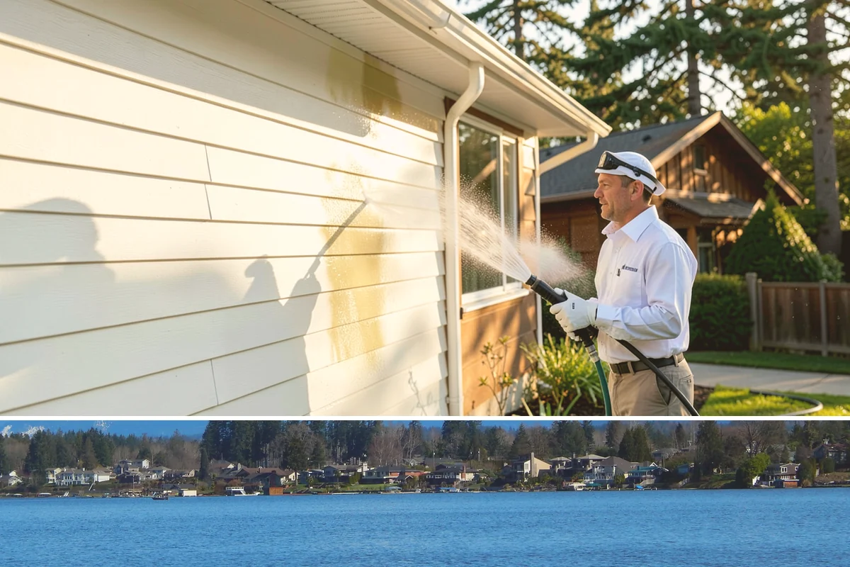 Driveway Rust Stain Removal in Lake Stevens, Snohomish County, WA - Tackle rust stains in the dry season and consider adjusting sprinklers to prevent recurrence.