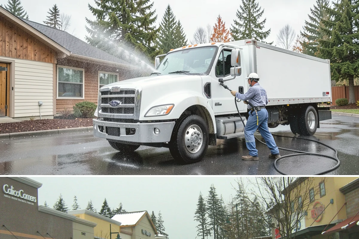 Driveway Rust Stain Removal in Mill Creek, Snohomish County, WA - Tackle rust stains in the dry season and consider adjusting sprinklers to prevent recurrence.