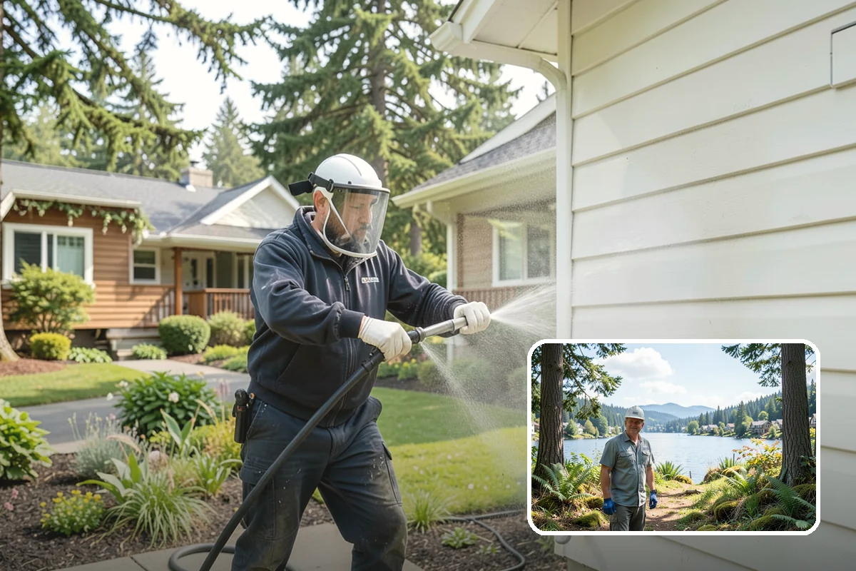 Driveway Rust Stain Removal in Milton, King County, WA - Dissolves rust staining that pressure alone cannot remove