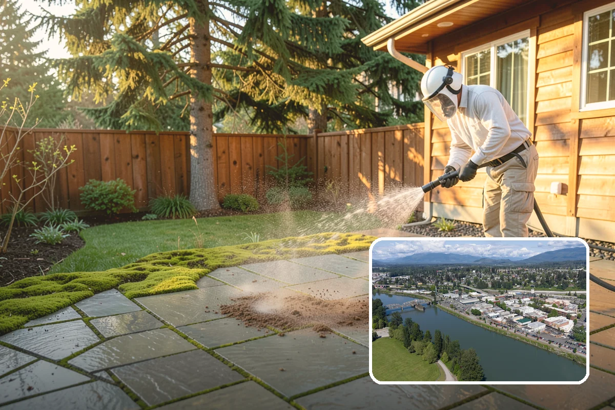 Driveway Rust Stain Removal in Mount Vernon, Skagit County, WA - Dissolves rust staining that pressure alone cannot remove