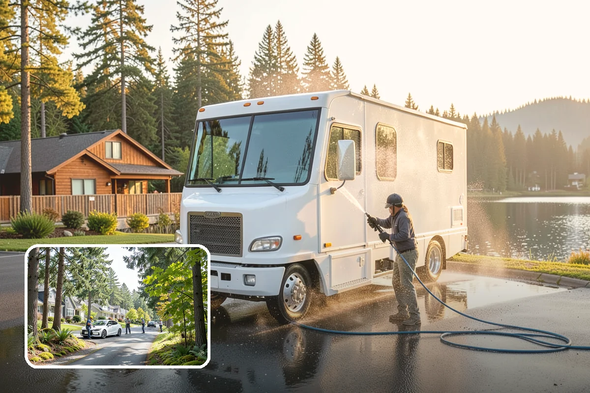 Driveway Rust Stain Removal in Normandy Park, King County, WA - Dissolves rust staining that pressure alone cannot remove