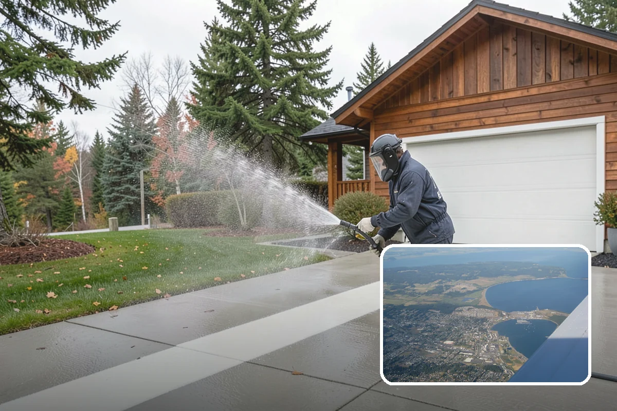 Driveway Rust Stain Removal in Oak Harbor, Island County, WA - Dissolves rust staining that pressure alone cannot remove
