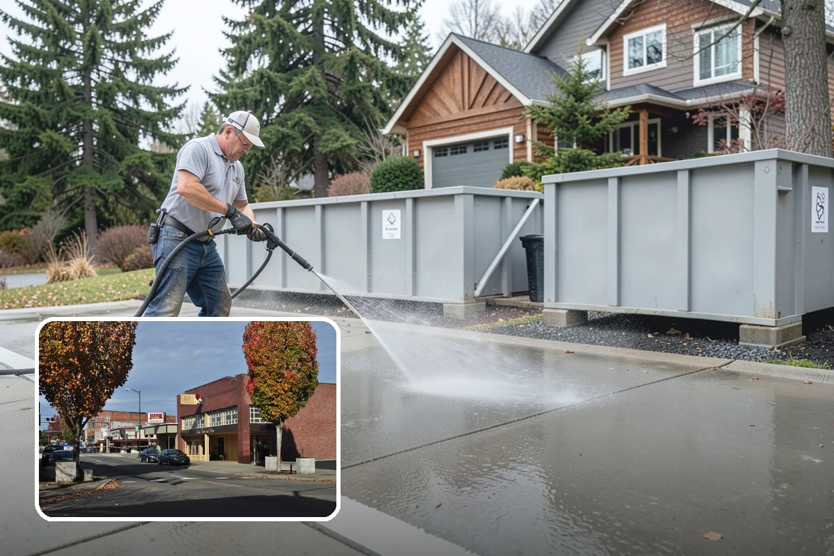 Driveway Rust Stain Removal in Puyallup, Pierce County, WA - Dissolves rust staining that pressure alone cannot remove