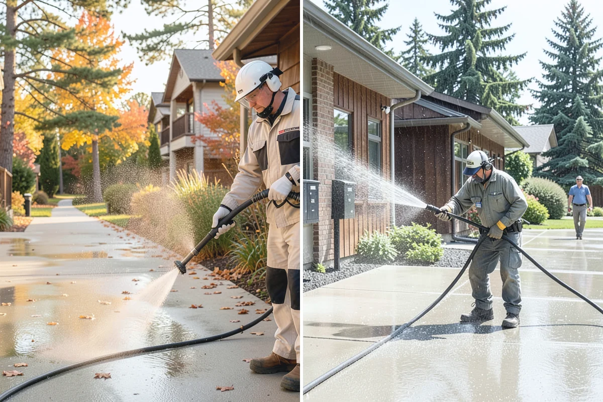 Driveway Rust Stain Removal in Redmond, King County, WA - Confirm the discoloration is rust and locate the sources