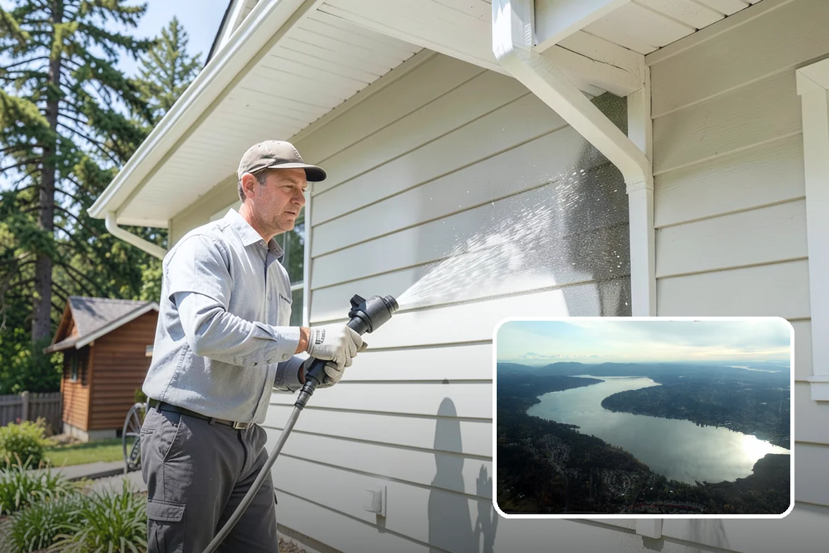 Driveway Rust Stain Removal in Sammamish, King County, WA - Dissolves rust staining that pressure alone cannot remove