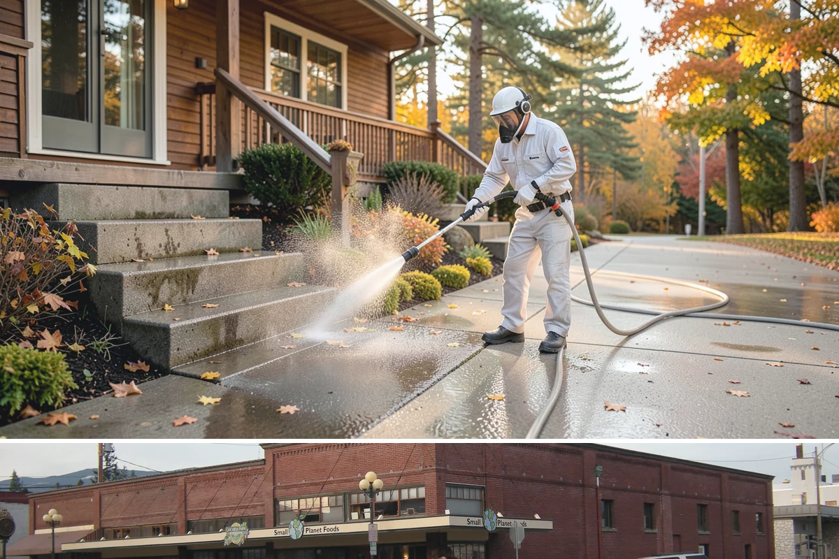 Driveway Rust Stain Removal in Sedro-Woolley, Skagit County, WA - Tackle rust stains in the dry season and consider adjusting sprinklers to prevent recurrence.