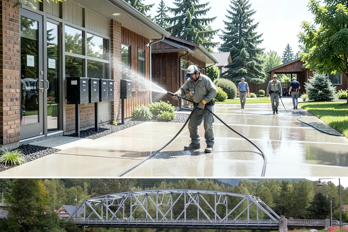 Driveway Rust Stain Removal in Skykomish, King County, WA - Tackle rust stains in the dry season and consider adjusting sprinklers to prevent recurrence.