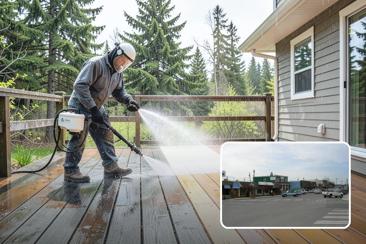 Driveway Rust Stain Removal in Stanwood, Snohomish County, WA - Dissolves rust staining that pressure alone cannot remove