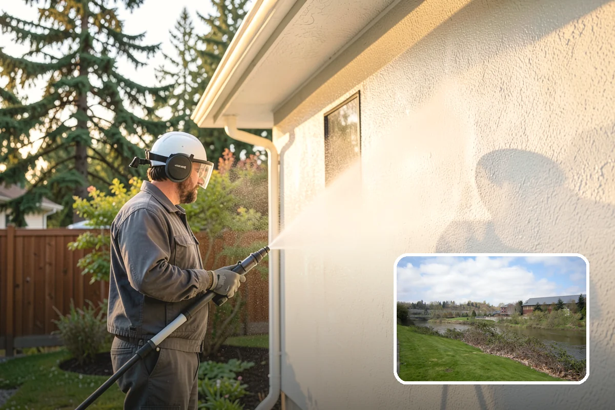 Driveway Rust Stain Removal in Tukwila, King County, WA - Dissolves rust staining that pressure alone cannot remove