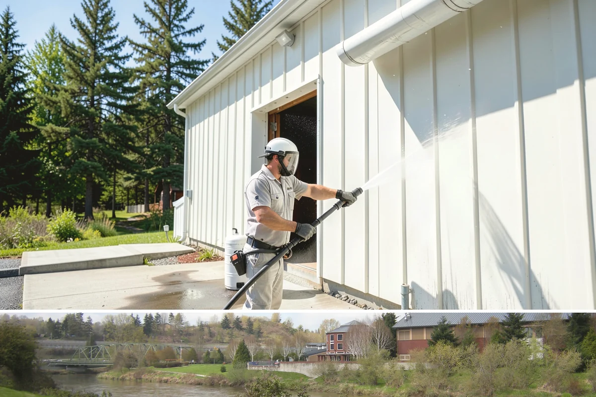 Driveway Rust Stain Removal in Tukwila, King County, WA - Tackle rust stains in the dry season and consider adjusting sprinklers to prevent recurrence.