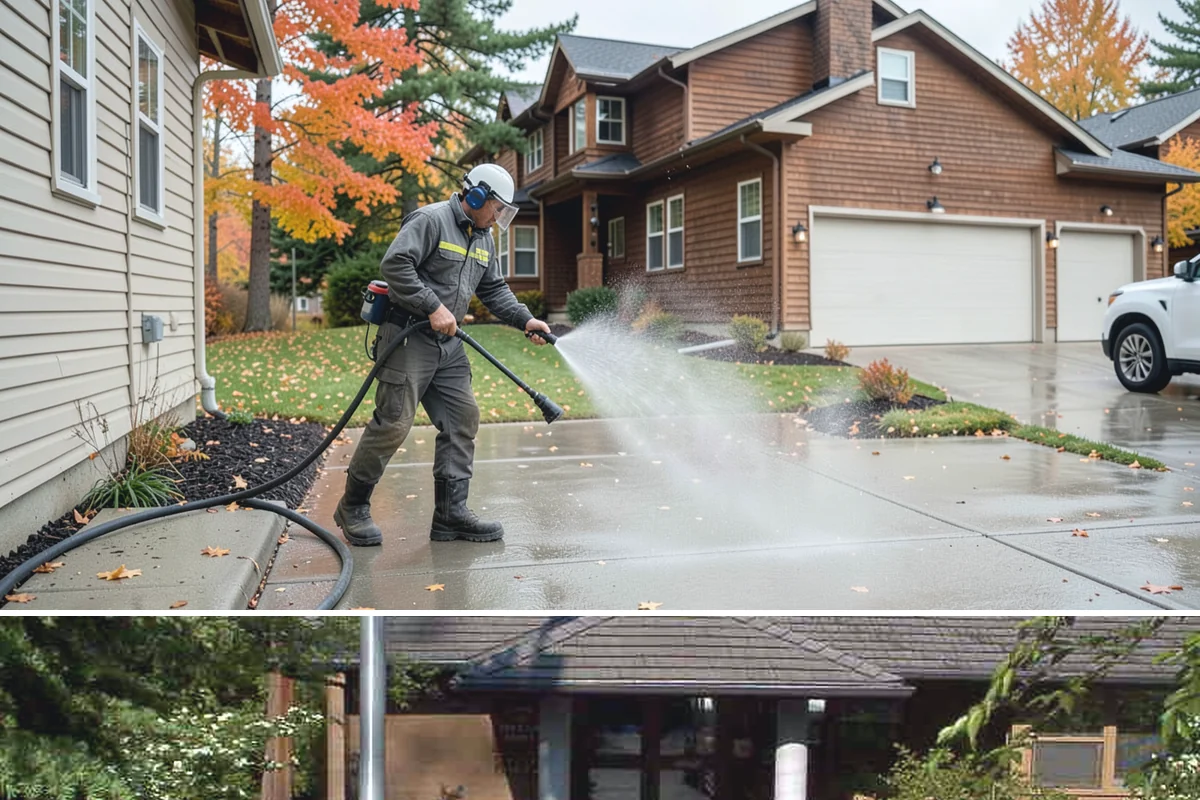 Driveway Rust Stain Removal in Yarrow Point, King County, WA - Tackle rust stains in the dry season and consider adjusting sprinklers to prevent recurrence.