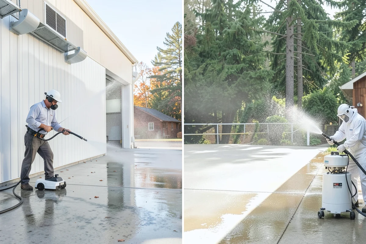 Driveway Sealing Preparation in Auburn, King County, WA - Deep-clean the entire driveway surface