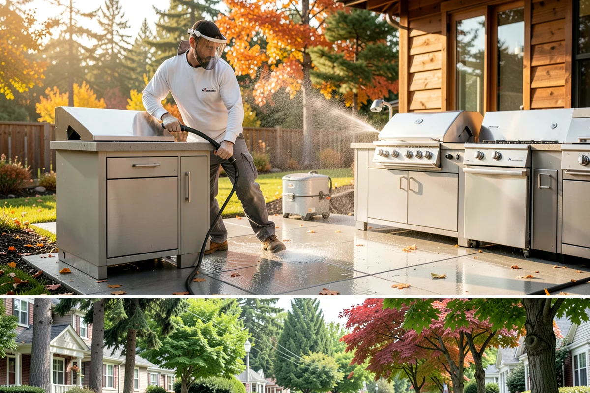 Driveway Sealing Preparation in Beaux Arts Village, King County, WA - Schedule prep during a dry summer window so the surface can fully dry before sealing.