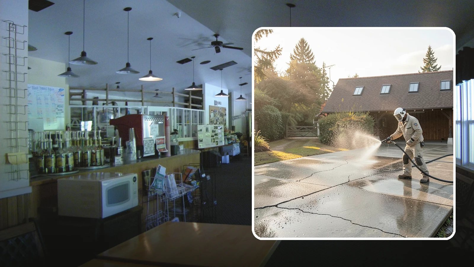Driveway Sealing Preparation in Black Diamond, King County, WA - Thorough cleaning and prep that gets a driveway ready for a durable, long-lasting sealant application.