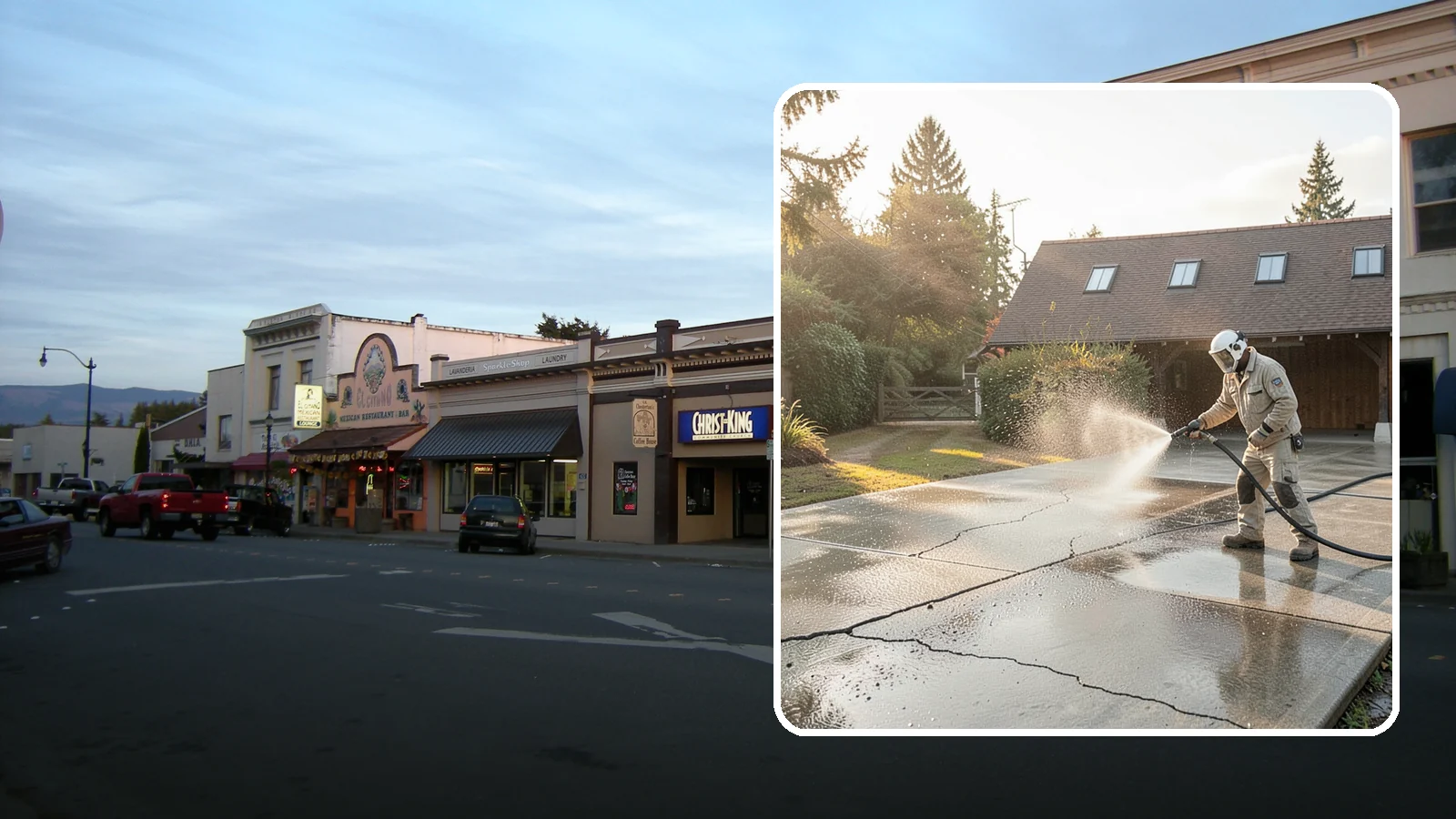 Driveway Sealing Preparation in Burlington, Skagit County, WA - Thorough cleaning and prep that gets a driveway ready for a durable, long-lasting sealant application.