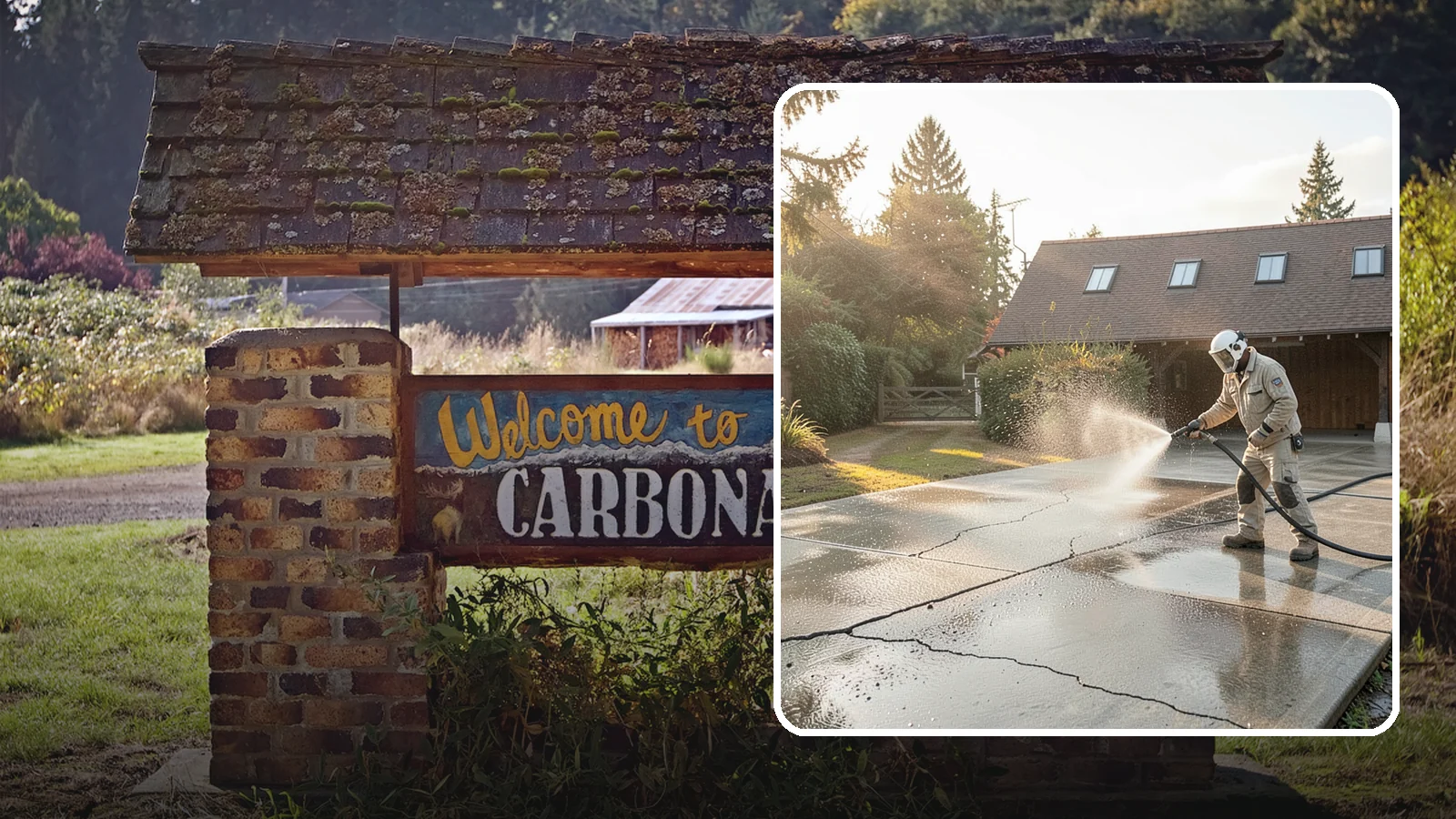 Driveway Sealing Preparation in Carbonado, Pierce County, WA - Thorough cleaning and prep that gets a driveway ready for a durable, long-lasting sealant application.