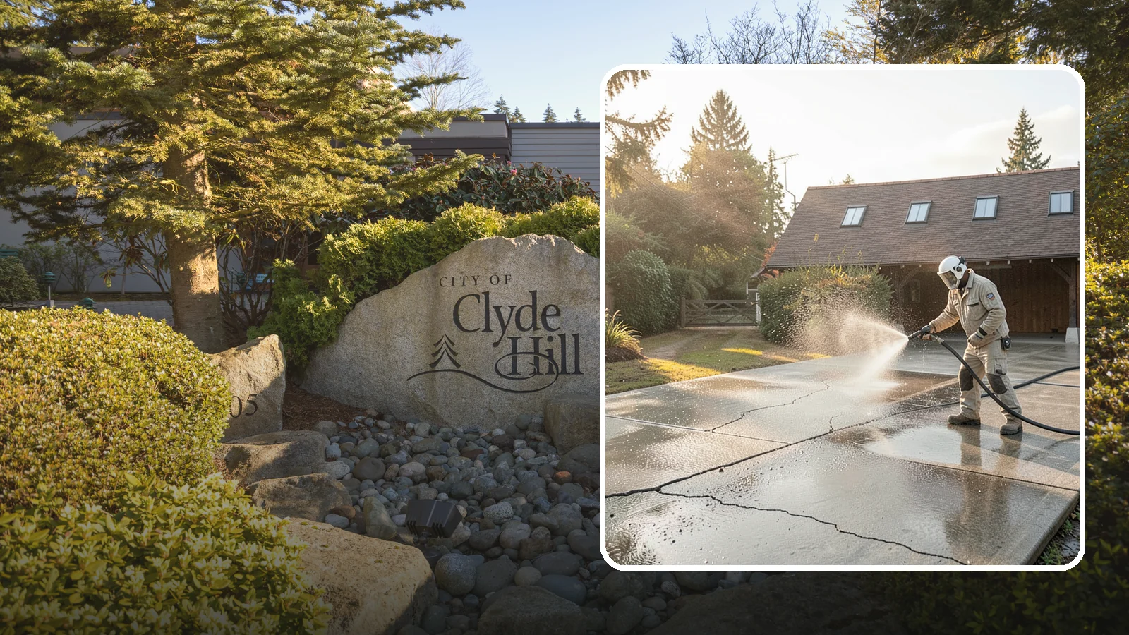 Driveway Sealing Preparation in Clyde Hill, King County, WA - Thorough cleaning and prep that gets a driveway ready for a durable, long-lasting sealant application.